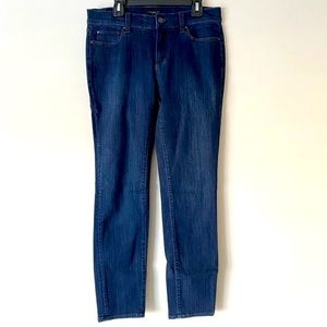 Ann Taylor Women's Skinny Modern Fit Petit Dark Blue Jeans - 6P - New w/o Tags